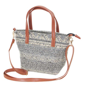 Gray Tribal Patterned Tote Crossbody Bag, perfectly goes with any outfit and shows your trendy choice to make you stand out on any occasion. This tote crossbody bag is perfect for carrying makeup, keys or coins, etc. Perfect gifts for birthdays, Mother’s Day, Christmas, holidays, Valentine’s Day, or any meaningful occasion.