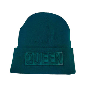 Green Queen Message Solid Knit Beanie Hat, wear this beautiful beanie hat with any ensemble for the perfect finish before running out the door into the cool air. With a simple but stylish design, this beanie is the perfect accessory to complete any outfit. The perfect gift item for Birthdays, Christmas, Secret Santa, etc.