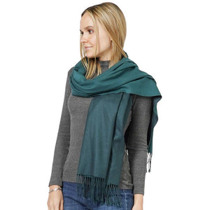 Green Reversible Solid Shawl Oblong Scarf, is delicate, warm, on-trend & fabulous, and a luxe addition to any cold-weather ensemble. This shawl oblong scarf combines great fall style with comfort and warmth. Perfect gift for birthdays, holidays, or any occasion.