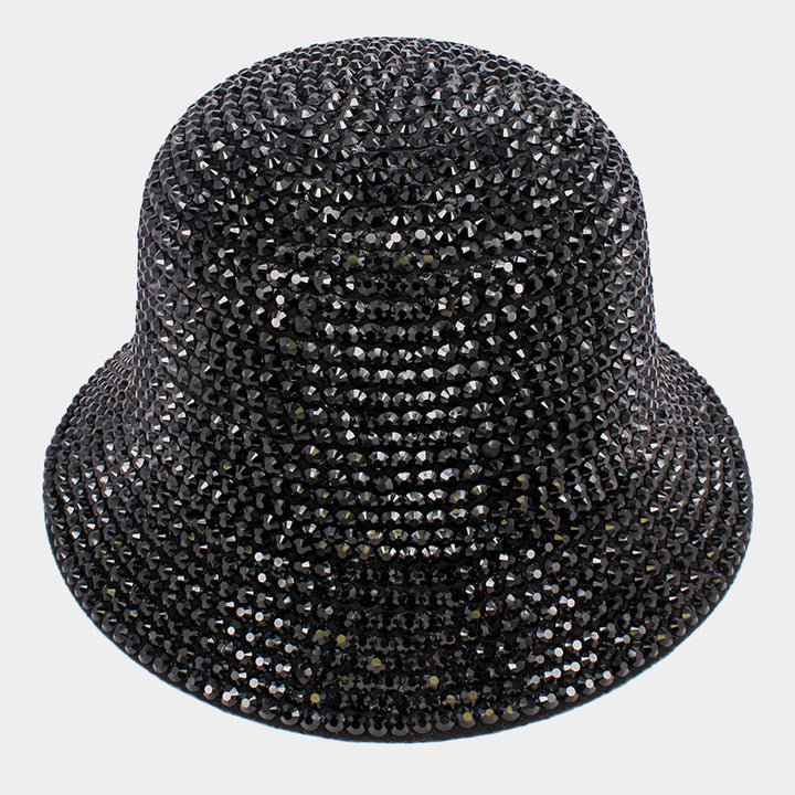Black Bling Bucket Hat