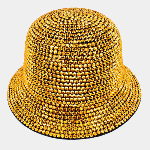 Bling Bucket Hat - Gold