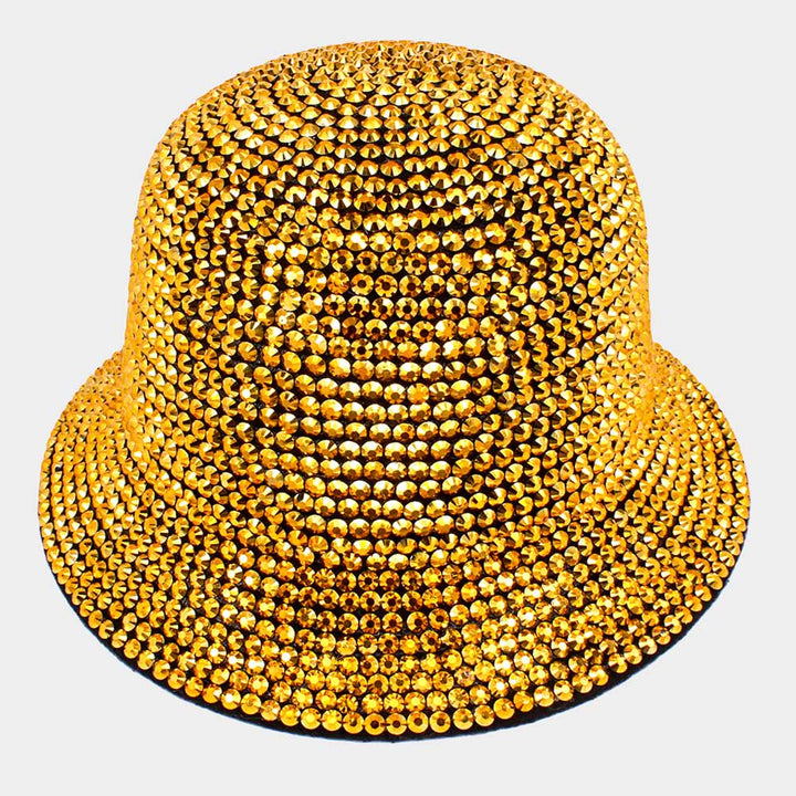 Gold Bling Bucket Hat