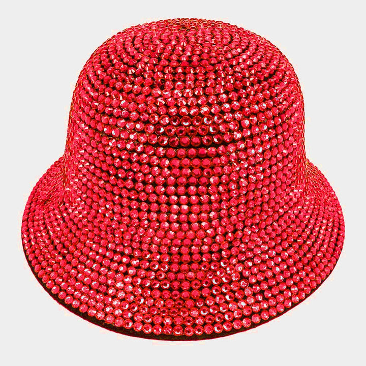 Red Bling Bucket Hat