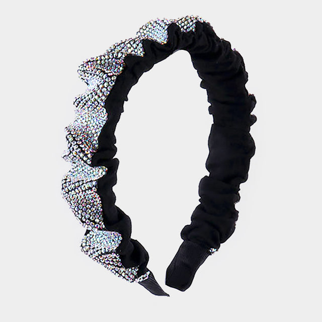 Madeline Love AB Bling Pleated Headband - Hair Accessories