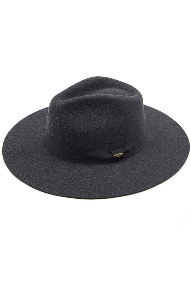 Heather Dark Gray C.C. Wool Felt Brim Hat is a must-have accessory for any fashion-forward individual. Made with high-quality wool felt, it is both stylish and functional. The brim provides excellent sun protection while the soft material keeps you warm in colder weather. Elevate your style with this timeless piece.