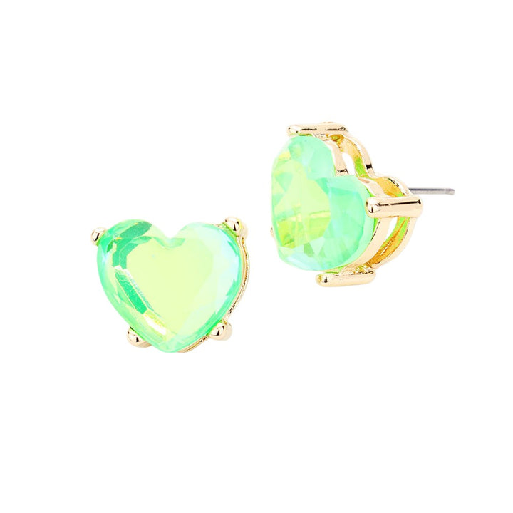 Heart Stone Stud Earrings are a must-have for any jewelry collection. Made with high-quality materials, these timeless earrings are perfect for both casual and formal occasions. The heart-shaped stones add a touch of elegance to any outfit. Treat yourself or someone special to this beautiful pair today.