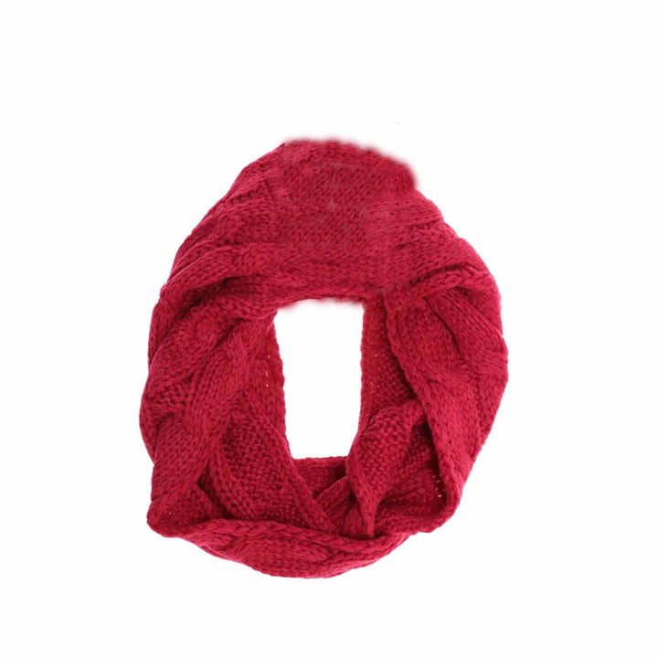HotPink KIDS Solid Cable Knit CC Infinity Scarf offers reliable warmth and comfort for young children during chilly days. Its expertly crafted cable knit construction ensures durability and softness, while the infinity design allows for easy, secure wear without the hassle of loose ends. This solid-colored scarf is a practical accessory that complements any kid’s winter wardrobe, providing both functional protection. 