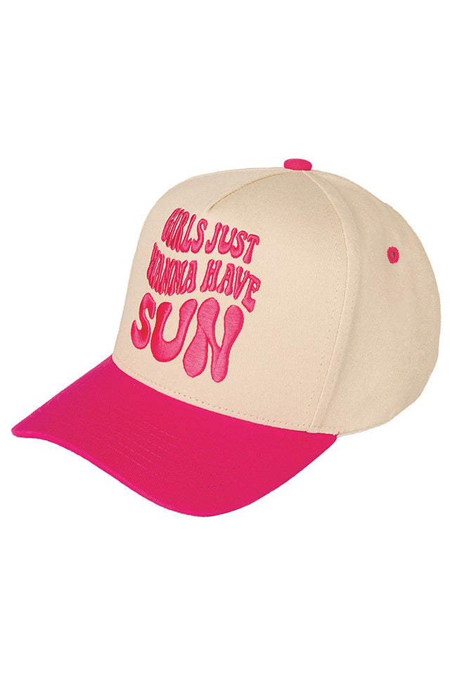 Keep your look playful and sun-ready with the C.C Girls Just Wanna Have Sun Cotton Baseball Cap, made for easy, everyday styling. Crafted from breathable cotton with an adjustable fit, it’s perfect for sunny outings, casual days, and adding a fun, carefree touch to any outfit.
