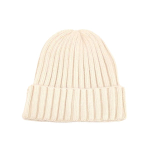 Ivory Beautiful Solid Knit Beanie Hat, wear this beautiful beanie hat with any ensemble for the perfect finish before running out the door into the cool air. An awesome winter gift accessory and the perfect gift item for Birthdays, Christmas, Stocking stuffers, Secret Santa, holidays, anniversaries, etc. Stay warm & trendy!