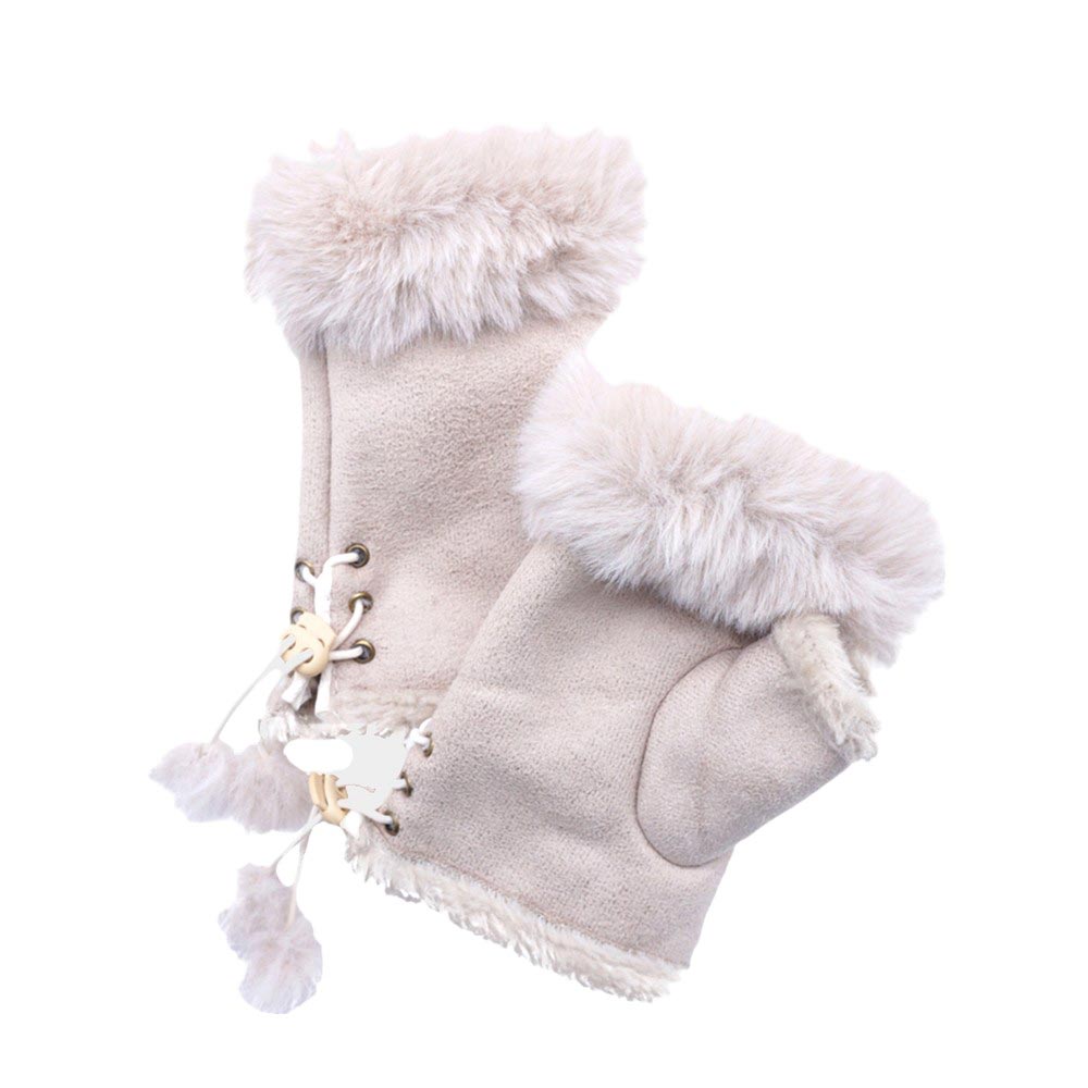 Ivory Faux Fur Trim Fingerless Gloves, Stay warm and stylish with our stylish winter gloves. These gloves provide the perfect balance of fashion and function, allowing you to keep your hands warm while still being able to use your fingers. The faux fur trim adds a touch of luxury, a must-have accessory for any winter outfit.