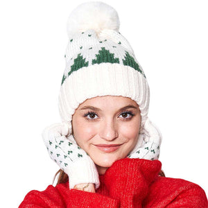 Ivory Snowy Mountain Faux Fur Pom Pom Beanie Hat. Stay warm and fashionable this winter with this beanie hat. Crafted from a luxurious acrylic material, this hat is both comfortable and durable. The faux fur pom pom detailing adds a stylish touch. Awesome gift choice for Christmas and in the cold days for friends and family.