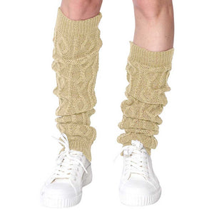 Ivory Solid Cable Knit Leg Warmers, provide you with maximum warmth and comfort. Crafted with a soft and durable material, the warmers help keep you cozy on cold days. They feature a classic cable knit pattern and added ribbing at the ankles for a secure fit. Keep your legs comfortable and warm in these stylish leg warmers.