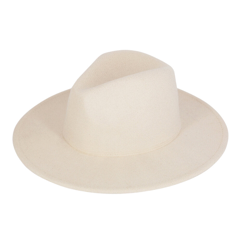 Ivory Trendy Solid Panama Hat, This unique, timeless & classic Hat with solid color trim that looks cool & fashionable. This Panama hat is a good companion when you go shopping, fishing, beach travel, or camping. Can be used throughout all seasons to keep you safe from the sun. Stay comfortable throughout the year.