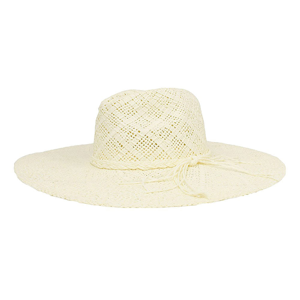 Ivory Woven Straw Panama Hat, Expertly crafted using high-quality straw, this Panama hat is the perfect accessory for any summer outfit. The woven design provides breathability and the classic Panama style adds a touch of elegance. Protect yourself from the sun in style. Perfect summer gift for fashion loving individuals.