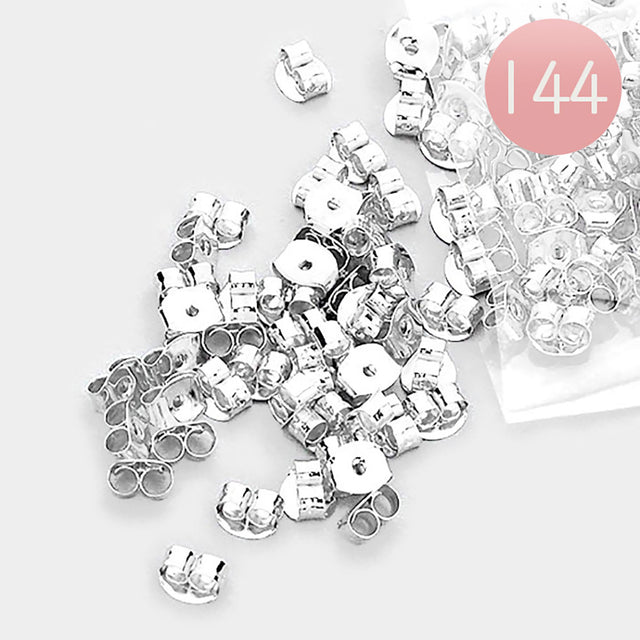 Madeline Love Rhodium 144PCS - Butterfly Metal Earring Backs - Jewelry