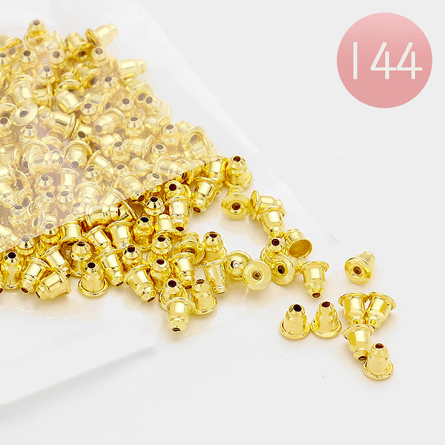 Madeline Love Gold 144PCS - Earring Bullet Clutch Backs - Jewelry
