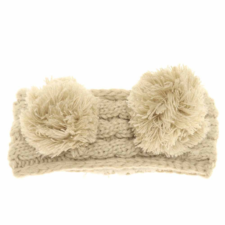 Beige Kids Solid Double Pom Head Wrap combines comfort and style for active little ones. Crafted from soft, stretchy fabric, it ensures a secure fit throughout playtime or daily wear. The double pom design adds a playful touch, making it an ideal accessory to keep hair neatly in place while enhancing any outfit with fun, youthful charm. Durable and easy to clean, it’s perfect for both busy kids and parents. 