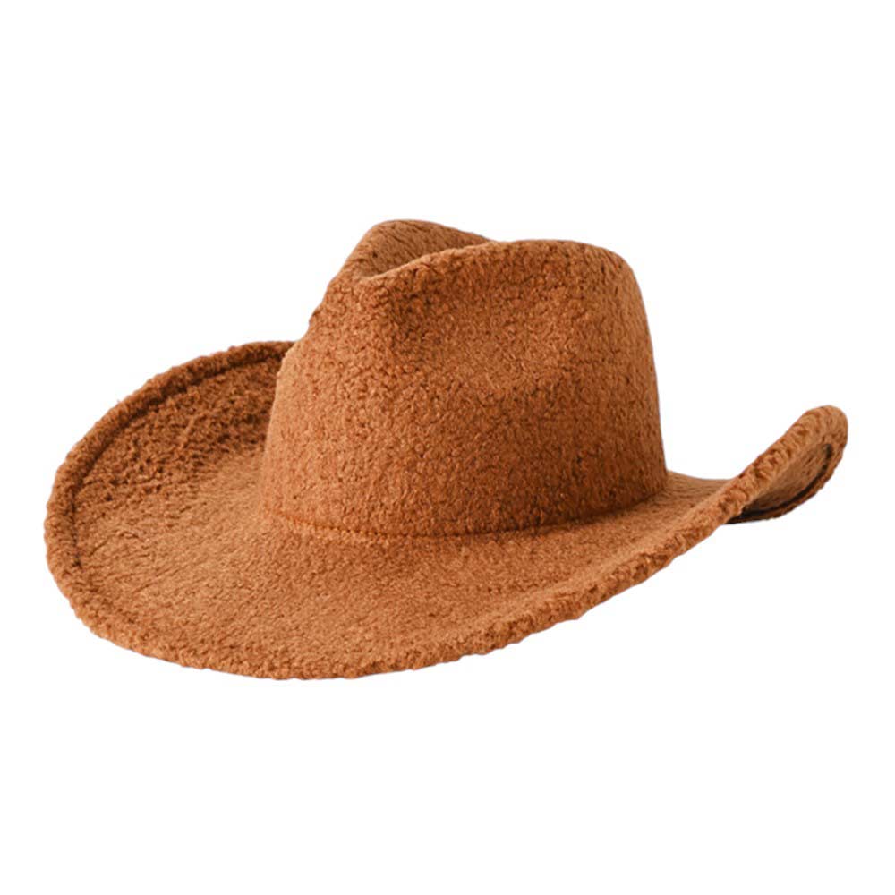 Khaki-Fleece Teddy Bear Cowboy Hat,Made from high-quality fleece material, this hat is soft and snuggly, perfect for keeping your little one's head warm and protected. With its unique teddy bear design and cowboy hat shape, it's both cute and stylish. Grab one for your child today! 