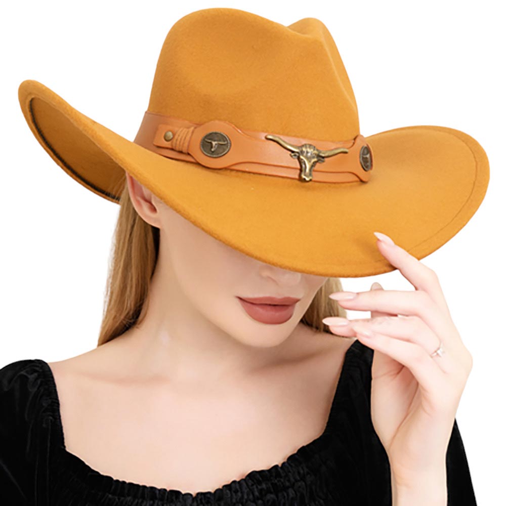 Khaki Steer Head Pointed Cowboy Hat, Shield yourself from the sun, and keep your style eye-catchy with this Cowboy Hat! No matter where you go, on the beach, at summer parties, or outside it will keep you cool and comfortable. Perfect gifts for birthdays, Mother’s Day, anniversaries, holidays, Valentine’s Day, etc.