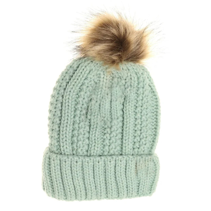 Mint Kids Fuzzy Lined Fur Pom CC Beanie offers superior warmth and comfort with its soft, fuzzy lining designed specifically for children. Its durable construction ensures long-lasting wear, while the stylish fur pom adds a fashionable accent. Ideal for cold weather, this beanie provides expert-level protection and cozy insulation, making it a practical and trendy accessory for your child’s winter wardrobe.