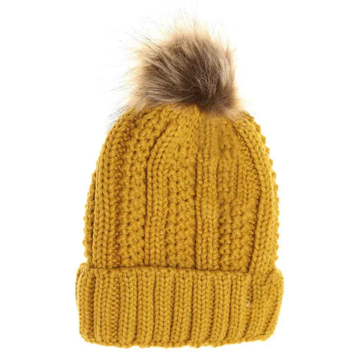Mustard Kids Fuzzy Lined Fur Pom CC Beanie offers superior warmth and comfort with its soft, fuzzy lining designed specifically for children. Its durable construction ensures long-lasting wear, while the stylish fur pom adds a fashionable accent. Ideal for cold weather, this beanie provides expert-level protection and cozy insulation, making it a practical and trendy accessory for your child’s winter wardrobe.