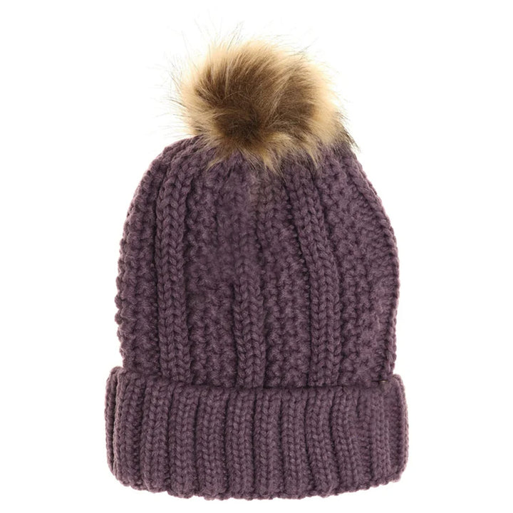 Violet Kids Fuzzy Lined Fur Pom CC Beanie offers superior warmth and comfort with its soft, fuzzy lining designed specifically for children. Its durable construction ensures long-lasting wear, while the stylish fur pom adds a fashionable accent. Ideal for cold weather, this beanie provides expert-level protection and cozy insulation, making it a practical and trendy accessory for your child’s winter wardrobe.