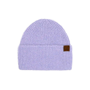 Lavender C.C Mohair Feel Wide Cuff Beanie, stay warm and fashionable in this cozy, stylish soft boucle cuff beanie. The soft accent adds a delightful touch of fun to any outfit. Awesome winter gift accessory for Birthday, Christmas, Stocking Stuffer, Secret Santa, Holiday, Anniversary, or Valentine's Day to your friends.