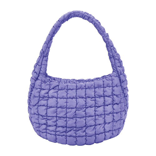 Bolso bandolera acolchado y acolchado - Lavanda