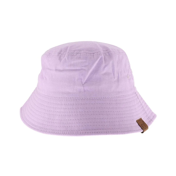 Lavender Solid Cotton C.C Bucket Hat is expertly crafted from durable, breathable cotton fabric, ensuring all-day comfort and long-lasting wear. Its classic bucket design provides effective sun protection with a structured brim that shields your face and eyes from harmful UV rays. Ideal for outdoor activities or casual wear, this hat combines practical functionality with a timeless, versatile style.