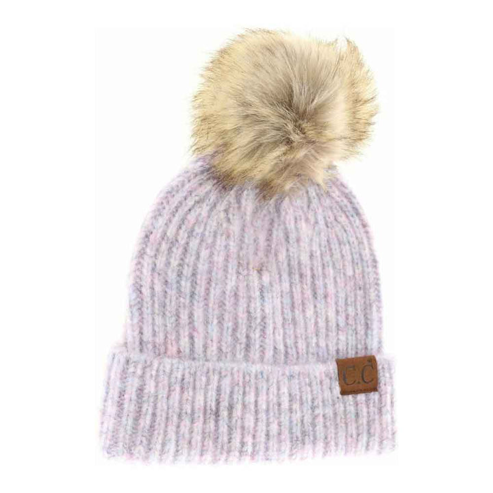 LavenderMulti Soft Ribbed Fur Pom C.C Beanie combines expert craftsmanship with functional warmth. Its soft ribbed knit fabric ensures a snug, comfortable fit while providing excellent insulation against the cold. Topped with a plush fur pom, this beanie adds a refined element to your winter wardrobe. Designed for durability and style, it’s an ideal accessory for professional and casual settings alike, offering reliable protection without compromising on appearance. 
