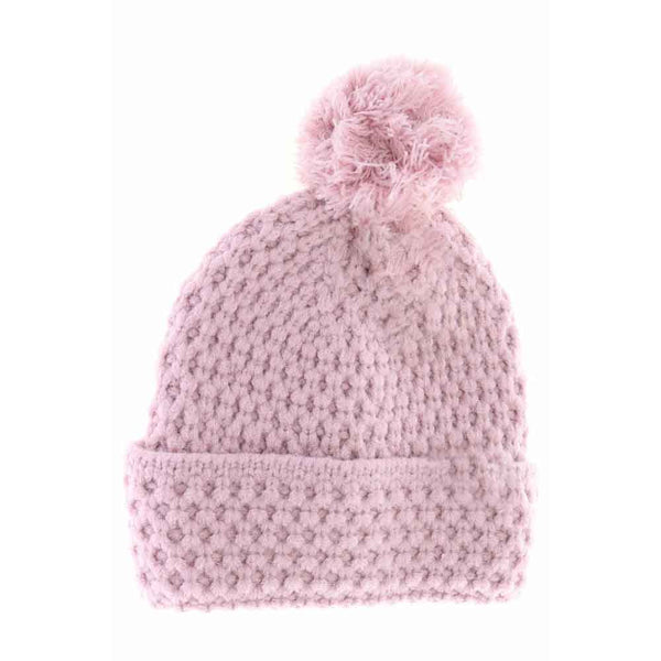 LavenderRose KIDS Bee Stitch Knit Pom C.C Beanie offers reliable warmth and durability ideal for active children. Its tightly woven bee stitch knit ensures long-lasting wear and effective insulation, while the soft pom adds a playful touch. Designed to fit comfortably, this beanie protects against cold weather while maintaining style and functionality for everyday use. 