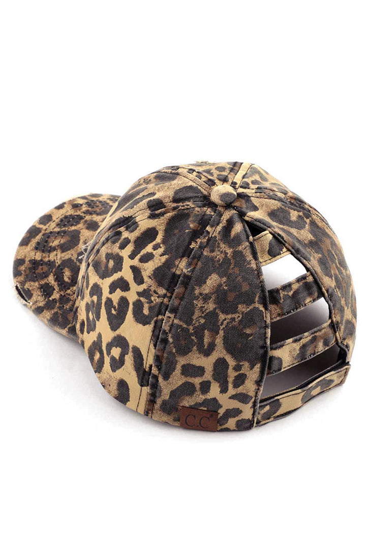 Leopard C.C Baseball Ponycap is a must-have accessory for any active or trendy individual. Made by C.C, a trusted name in fashion, this cap features a classic baseball design with a unique ponytail opening at the back to keep hair in place while on the go. Stay stylish and practical with this versatile cap.