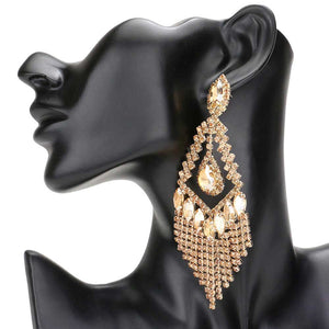 Light Col Topaz Teardrop Crystal Rhinestone Chandelier Evening Earrings, are an elegant accessory for any special occasion. With its unique design, these earrings feature a beautiful combination of crystals and rhinestones. Awesome gift for birthdays, anniversaries, Valentine’s Day, or any special occasion. 