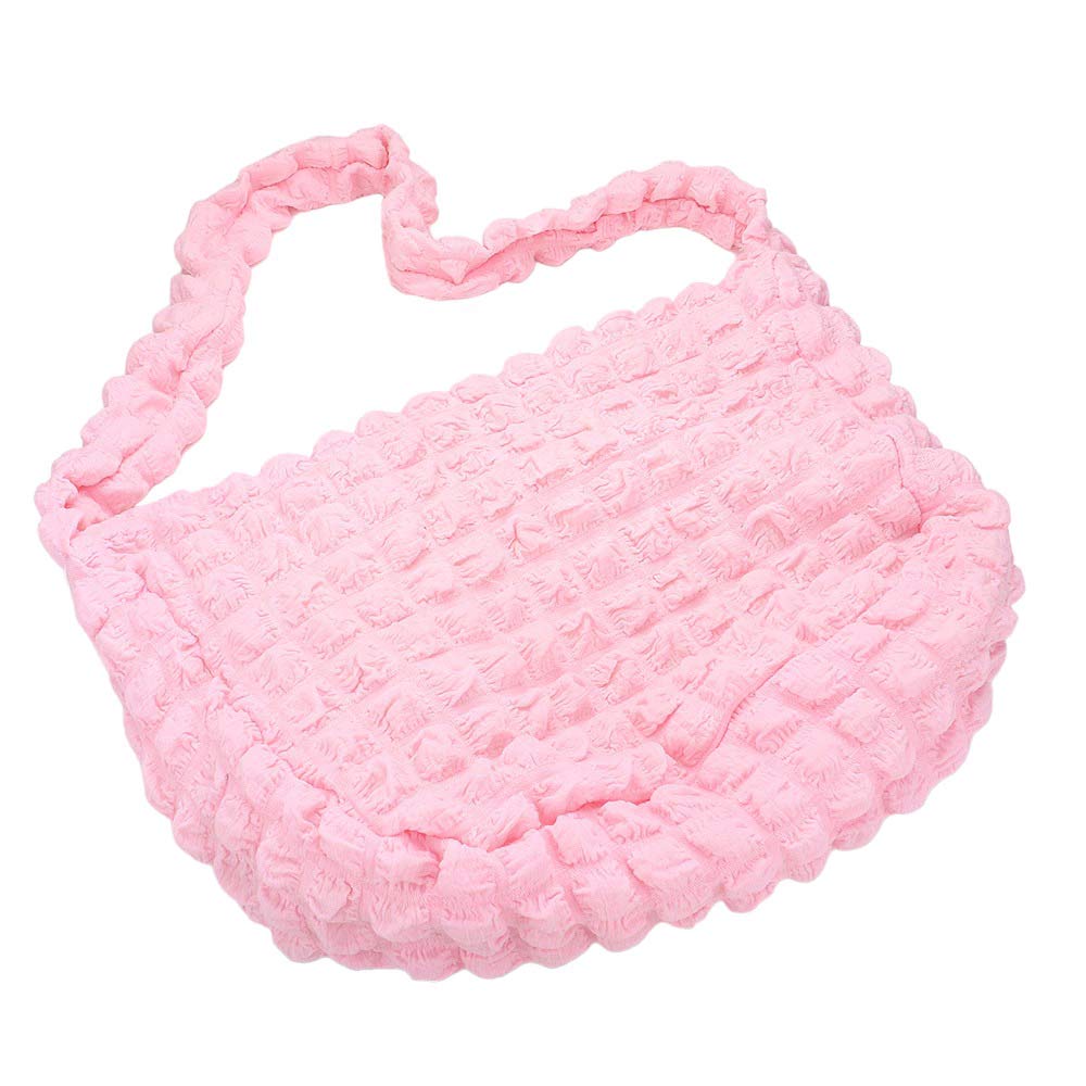 Light Pink Fuzzy Lightweight Cloud Shoulder Bag, is designed for those who need a lightweight, but sturdy bag. Crafted with the latest lightweight cloud technology, this bag is both comfortable and strong enough to handle whatever you need to carry. Ideal gift for family members and friends.
