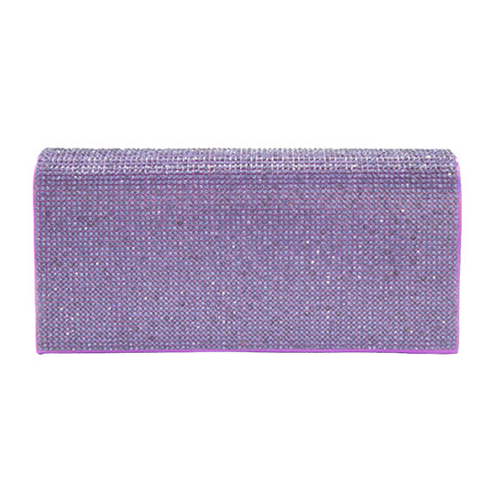 Lilac Shimmery Evening Clutch Bag, This evening purse bag is uniquely detailed, featuring a bright, sparkly finish giving this bag that sophisticated look that works for both classic and formal attire, will add a romantic & glamorous touch to your special day. perfect evening purse for any fancy or formal occasion.