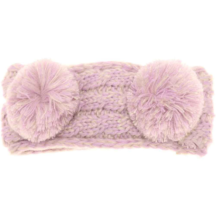 Lilac KIDS Multi-tone Double Pom Head Wrap combines functional warmth with playful style. Designed for comfort and durability, it features a soft, stretchy fabric that fits snugly on young heads, while the double pom-poms add a charming, dynamic touch. Perfect for cooler weather, this head wrap keeps children cozy without sacrificing movement or breathability. Its vibrant multi-tone colors effortlessly complement a variety of outfits, making it a practical yet stylish choice for active kids. 