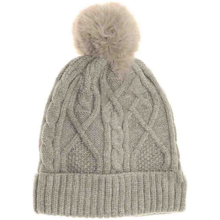 Lt. Grey Kids Matching Fur Pom accessories provide a stylish and practical solution to chilly weather. Made from soft, high-quality materials, these fur poms add warmth and a playful finishing touch to children's outfits. Perfect for coordinating looks among siblings, they offer both comfort and a cohesive style statement for your little ones. 