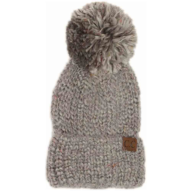 Lt.Grey Multi Color Feather Knit Pom Beanie combines expert craftsmanship with vibrant style. Made from high-quality knit fabric, it features a distinctive feather pattern in multiple colors, offering both warmth and visual appeal. The soft pom on top enhances its classic silhouette while providing additional insulation. Designed for comfort and durability, this beanie is an excellent choice for cold weather, blending functionality with sophisticated design. 