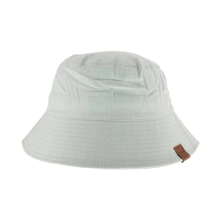 Lt.Sage Solid Cotton C.C Bucket Hat is expertly crafted from durable, breathable cotton fabric, ensuring all-day comfort and long-lasting wear. Its classic bucket design provides effective sun protection with a structured brim that shields your face and eyes from harmful UV rays. Ideal for outdoor activities or casual wear, this hat combines practical functionality with a timeless, versatile style.