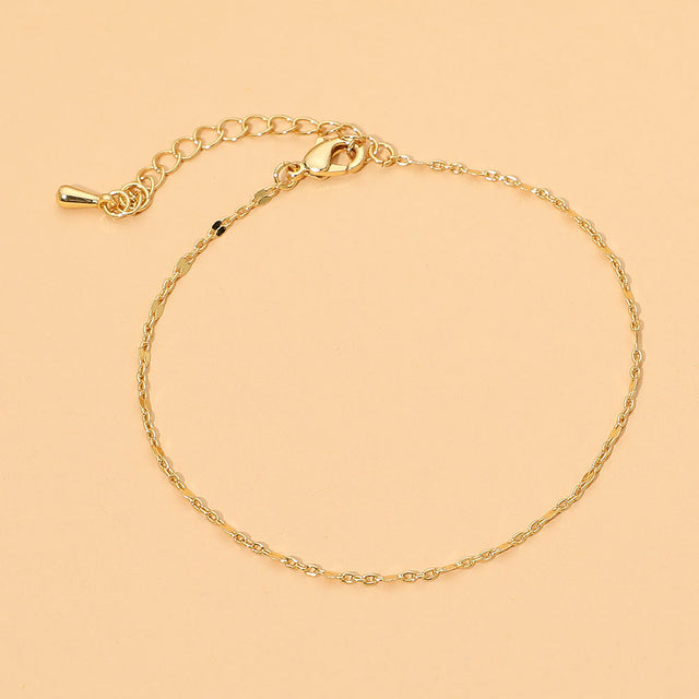 Madeline Love Gold 18K Gold Dipped Delicate Chain Bracelet