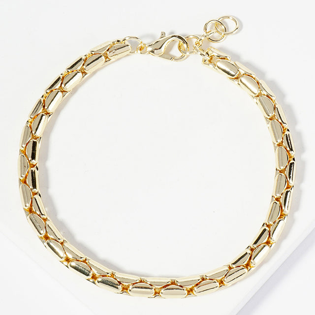 Madeline Love Gold Gold Dipped Boston Chain Bracelet