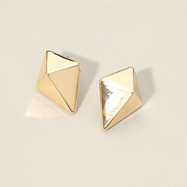 Madeline Love Gold Gold Dipped Geometric Triangle Earrings
