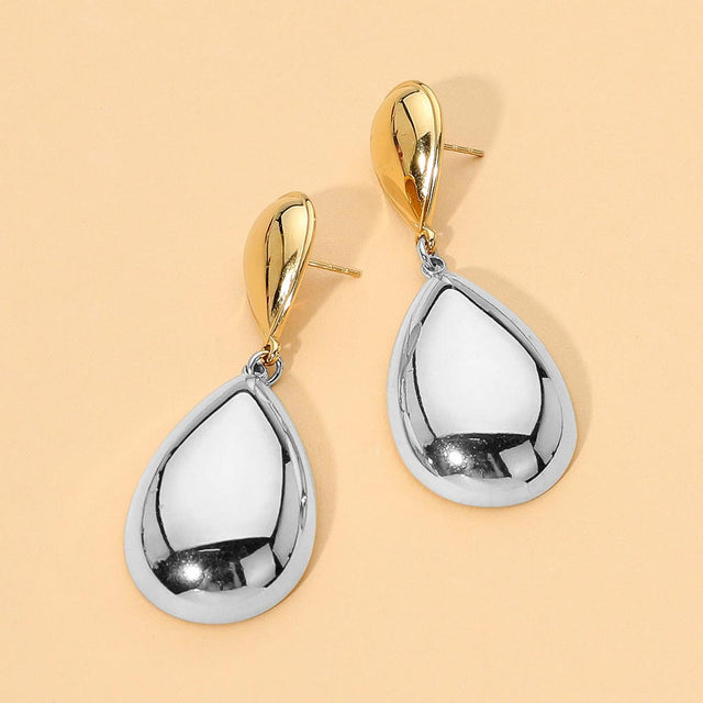 Madeline Love Multi Metal Teardrop Drop Dangle Earrings