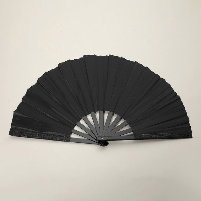 Madeline Love Black, Jet Black Bling Studded Folding Line Dance Hand Fan - Jewelry