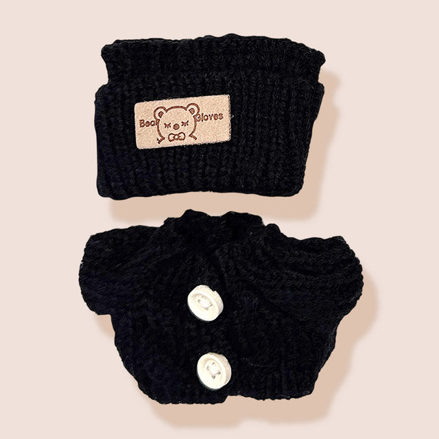Madeline Love Black Mini Doll Knitted Sweater Headband Outfit Set - Kids