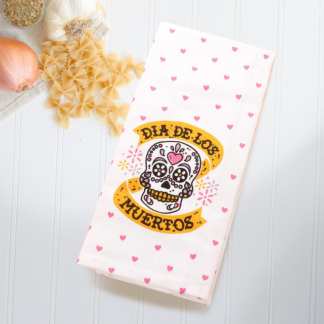 Madeline Love Multi DIA DE LOS MUERTOS Message Day Of The Death Printed Kitchen Towel - Jewelry
