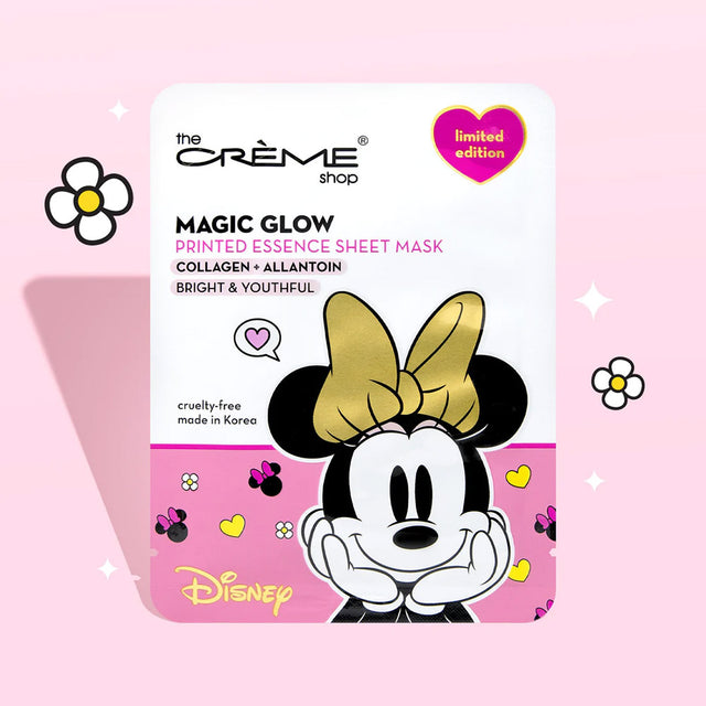 Madeline Love Pink Minnie Mouse Magic Glow Printed Essence Face Sheet Mask - Beauty & Cosmetics