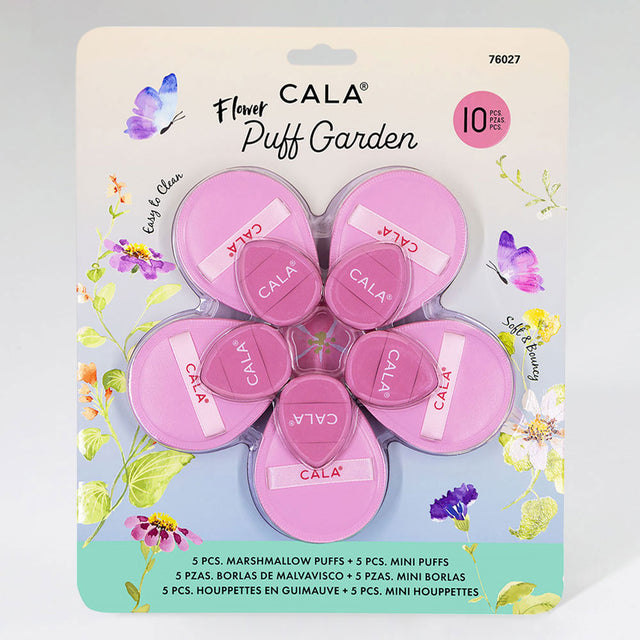 Madeline Love Pink 10PCS - Flower Makeup Puffs - Beauty & Cosmetics