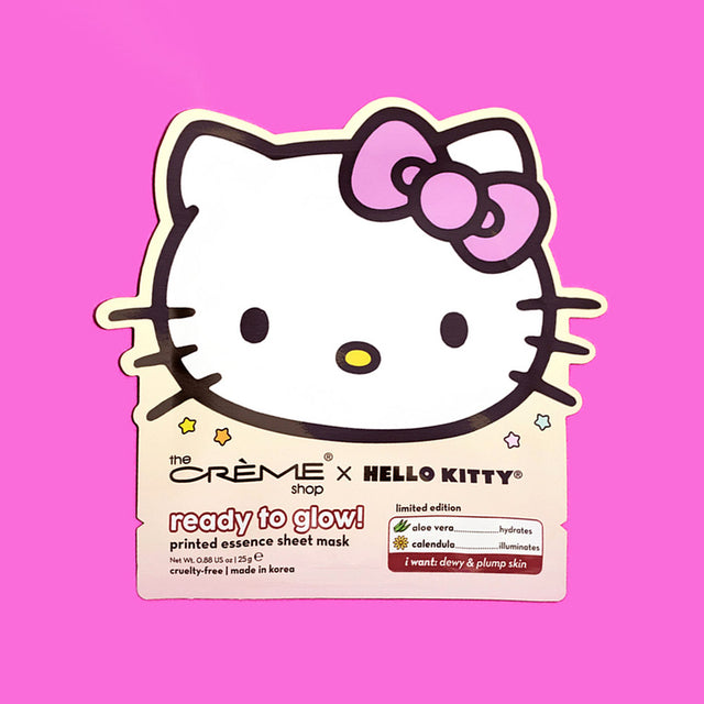 Madeline Love Pink Ready To Glow Printed Essence Face Sheet Mask - Beauty & Cosmetics