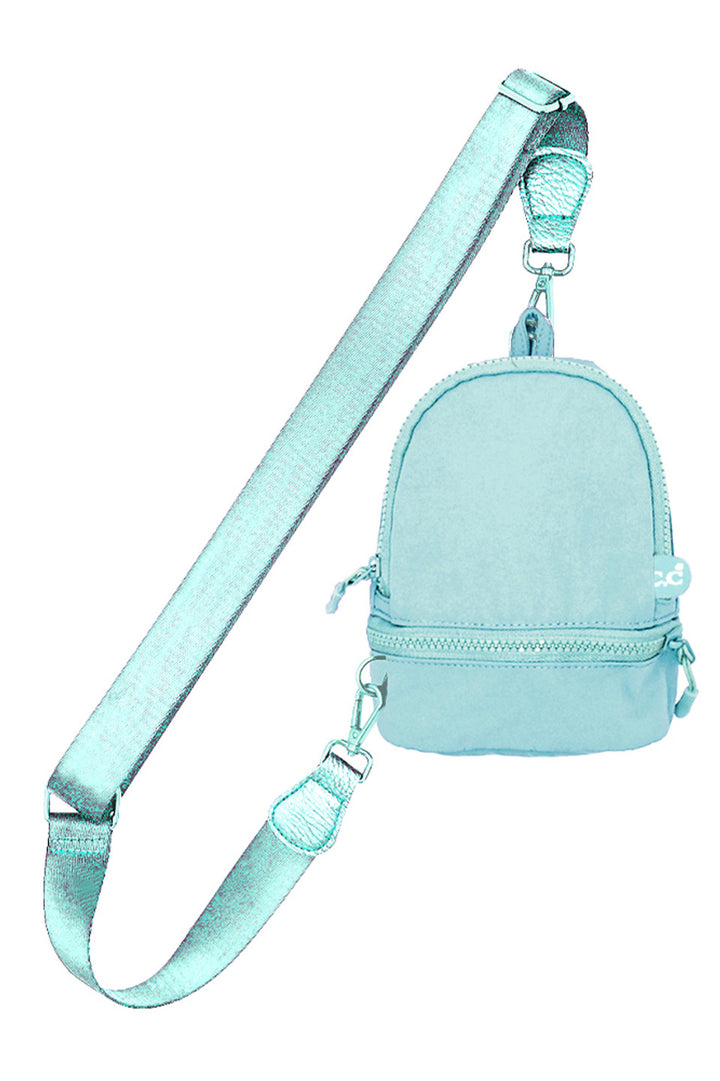 Mint C.C Mini Solid Sling Backpack offers a compact yet functional design, perfect for hands-free convenience. Crafted with durable materials, it ensures long-lasting use while providing secure storage for essentials. Its adjustable strap allows for a comfortable fit, making it ideal for daily errands or travel. This sleek backpack combines practicality with style, delivering expert-level utility in a minimalist package. 